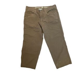 Tommy Bahama Men's Casual Pants Relaxed Fit Brown Size 40 HEMMED
